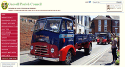 Desktop Screenshot of gnosallparishcouncil.org.uk